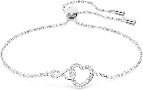 Swarovski Infinity Heart Jewelry Set - Rose Gold & Rhodium