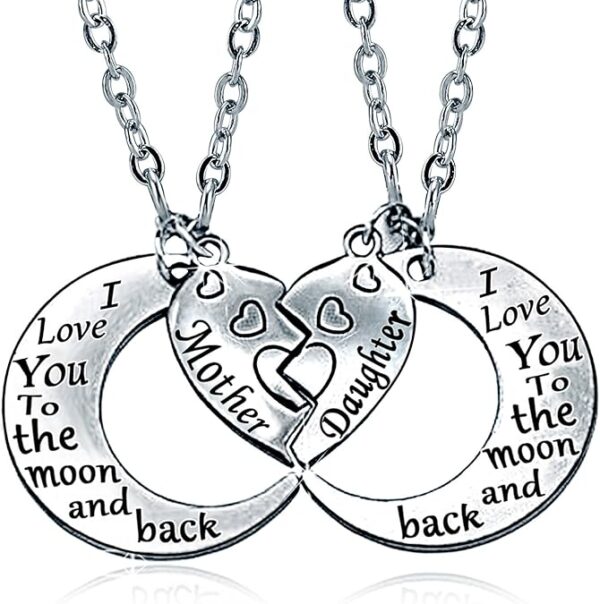 YOUFENG Love You to the Moon Necklace for Mom